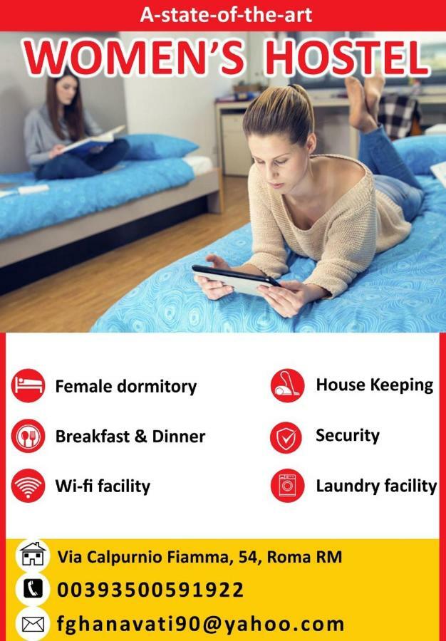 Female Dormitory For Only Female Bed & Breakfast Rome Exterior photo